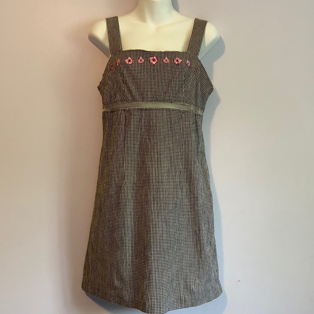 R21 Romper Dress Ladies Sz 7 Black/White Gingham